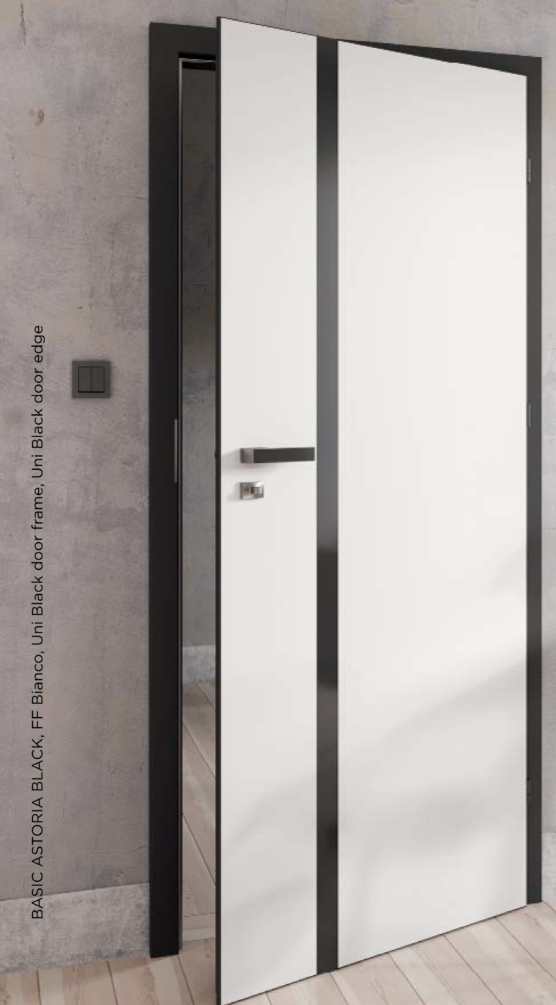 vidaus durys astoria black